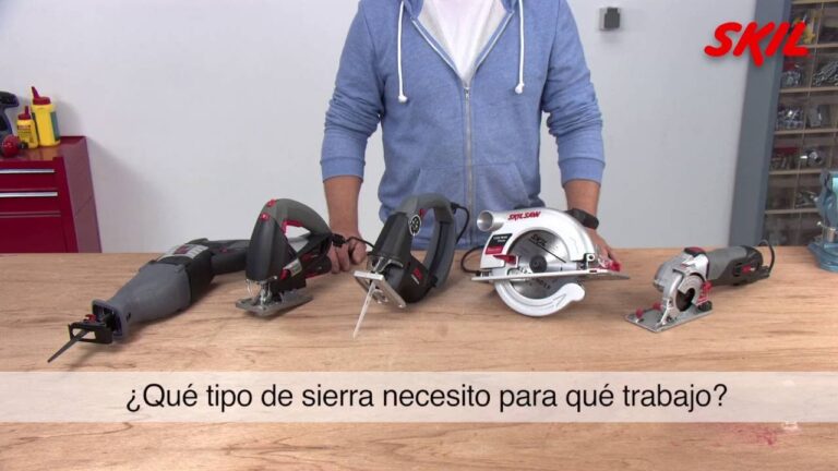 Tipos de sierras de madera