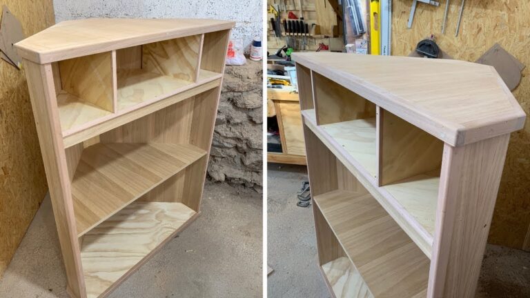 Como hacer un mueble esquinero de madera