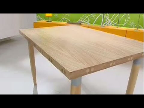 Tableros de madera color cerezo
