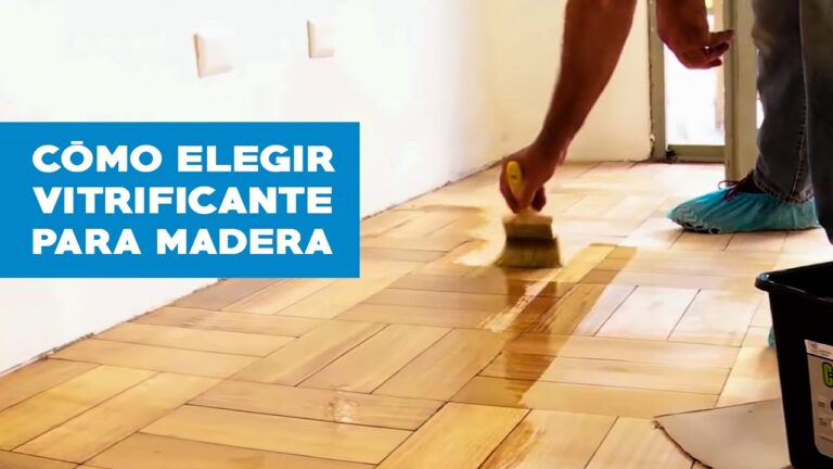 Vitrificante para madera exterior