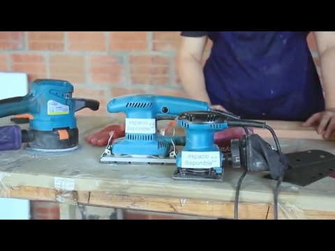 Que lijadora usar para madera