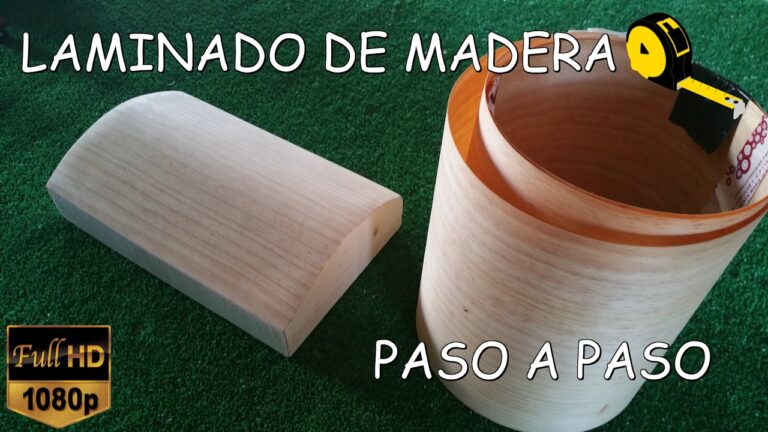 Laminas de madera flexible