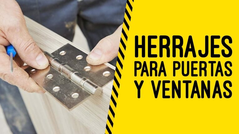 Tipos de bisagras para ventanas de madera