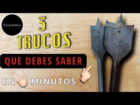 Broca de madera tipo paleta