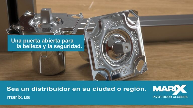 Herraje pivotante para puertas de madera