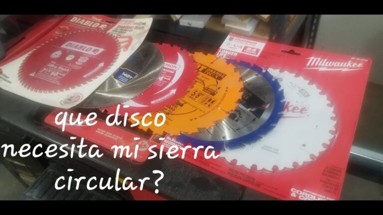 Que disco es mejor para cortar madera
