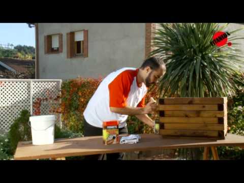 Madera para macetas exteriores