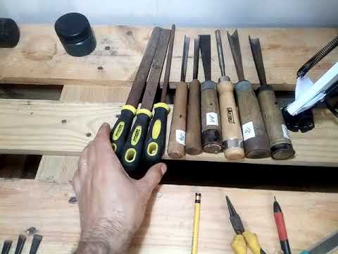 Herramientas para tallar madera
