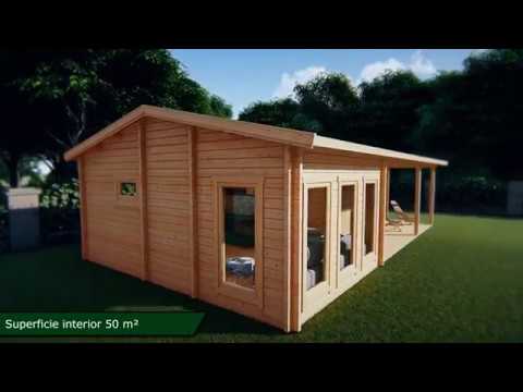 Casas de madera tipo bungalow