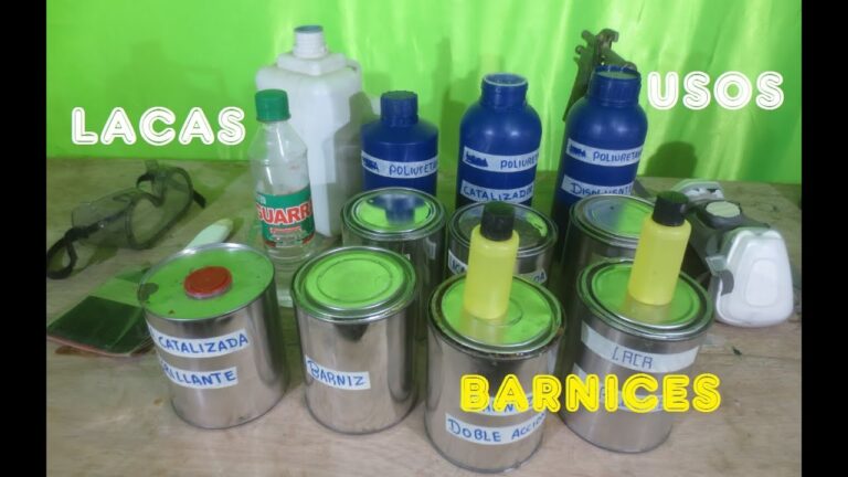 Tipos de lacados para madera