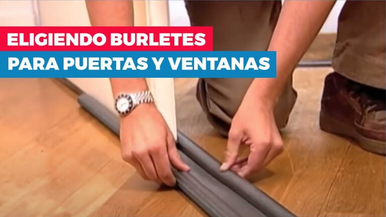 Tipos de burletes para ventanas de madera